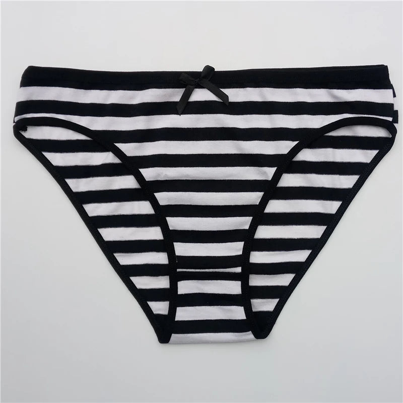 5-Pcs Women’s Cotton Panties Set – Sexy Bikini Briefs for Girls & Ladies, Free Shipping