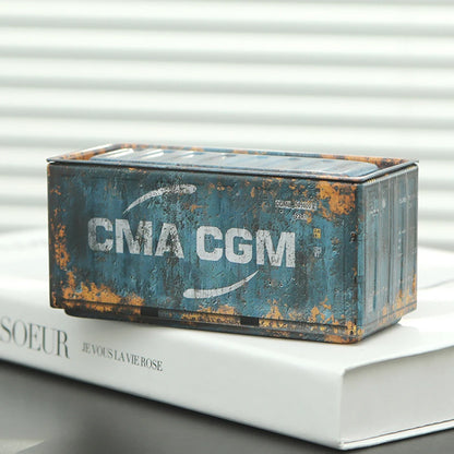 Mini Iron Storage Box - Creative Desktop Miniature Container for Small Items, Collectibles & Christmas Gifts
