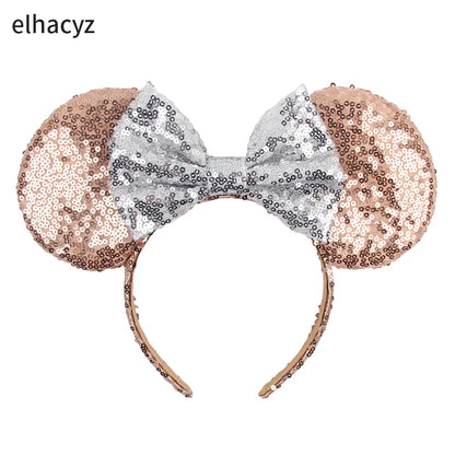 Big Classic Polka Dot Bow Minnie Mouse Ears Headband – Festival & Party Hairband for Women & Girls, Disney Trip Accessories