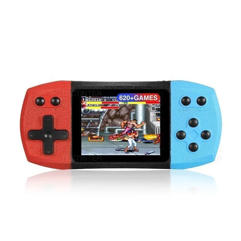 Retro Handheld Game Console | Portable Player with 620 Built-in Classic Games & Rechargeable Battery