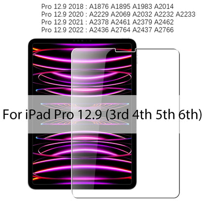 Tempered Glass Screen Protector for iPad — Compatible with iPad Pro, Air, Mini (6th–13th Gen, 11–12.9")