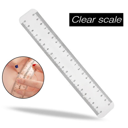 Universal Semi-Permanent Makeup Guide Ruler — Eyebrow Stencil Template for Brow Shaping & Styling