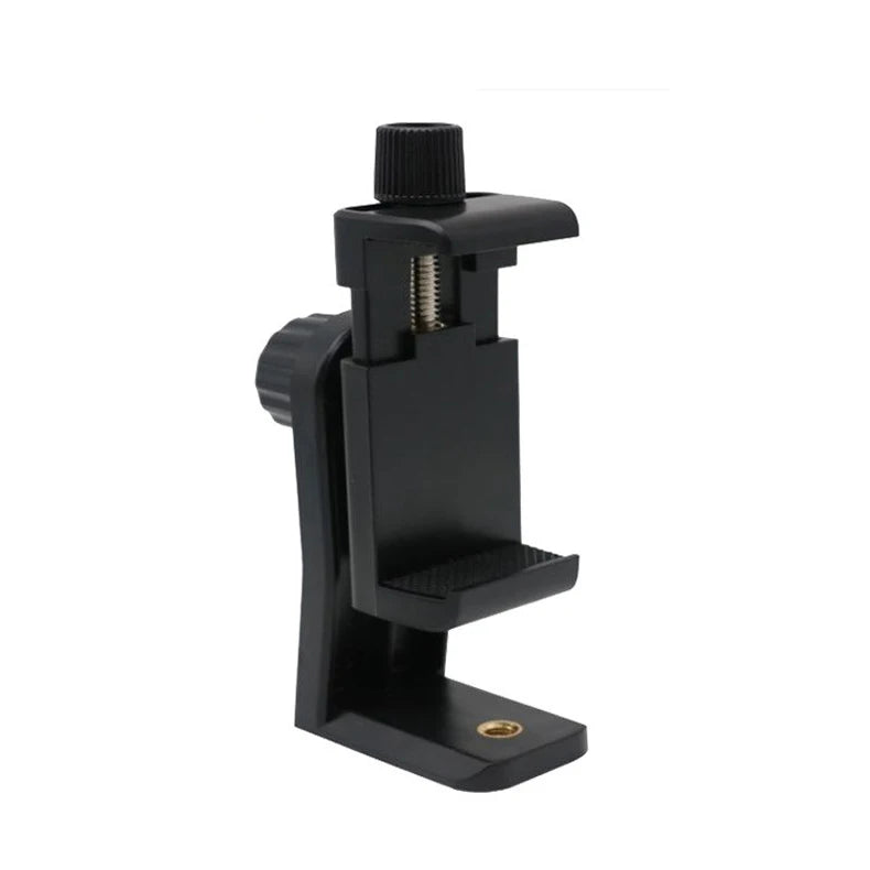 Rotatable Tripod Phone Mount Holder with Standard Screw Adapter, Digital Camera Bracket, Compatible with iPhone and Most Cellphones