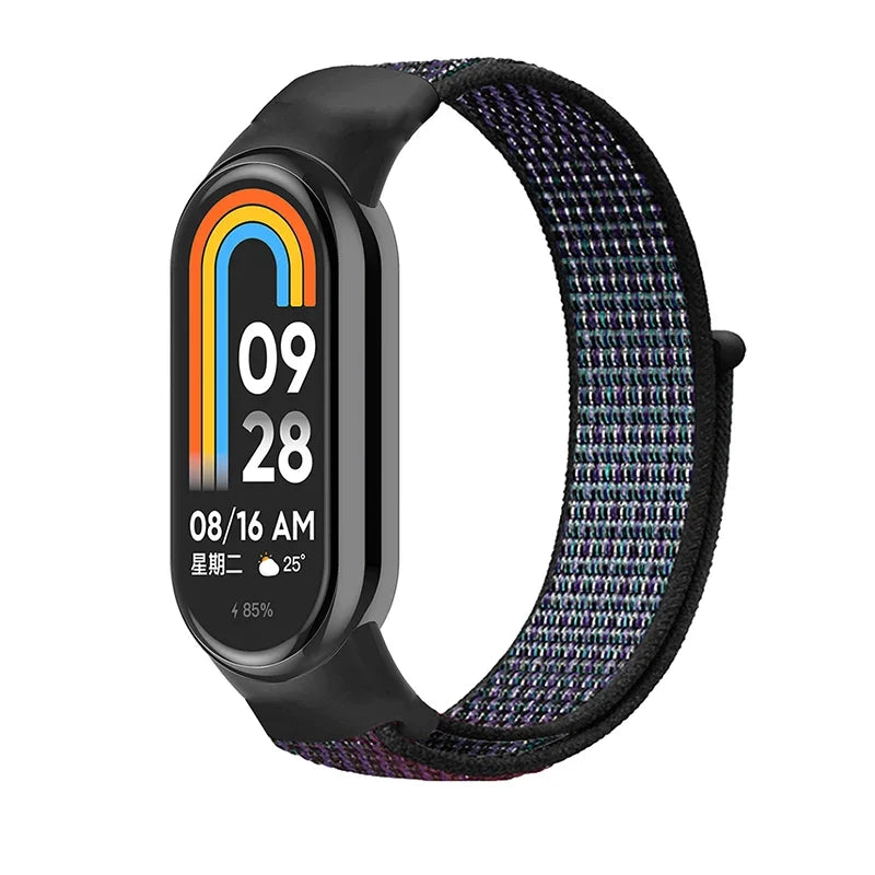Sport Nylon Loop Strap for Xiaomi Mi Band 9 8 NFC – Replacement Wristband for Mi Band 7 6 5 4 3