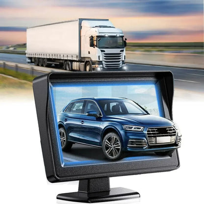 Wireless Car Reversing Backup Camera Kit – 4.3" Rear View Monitor for Vehicle Parking