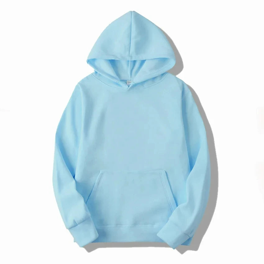 Fashion Men's & Women's Hoodies – Casual Solid Color Sweatshirts for Spring, Autumn, Winter