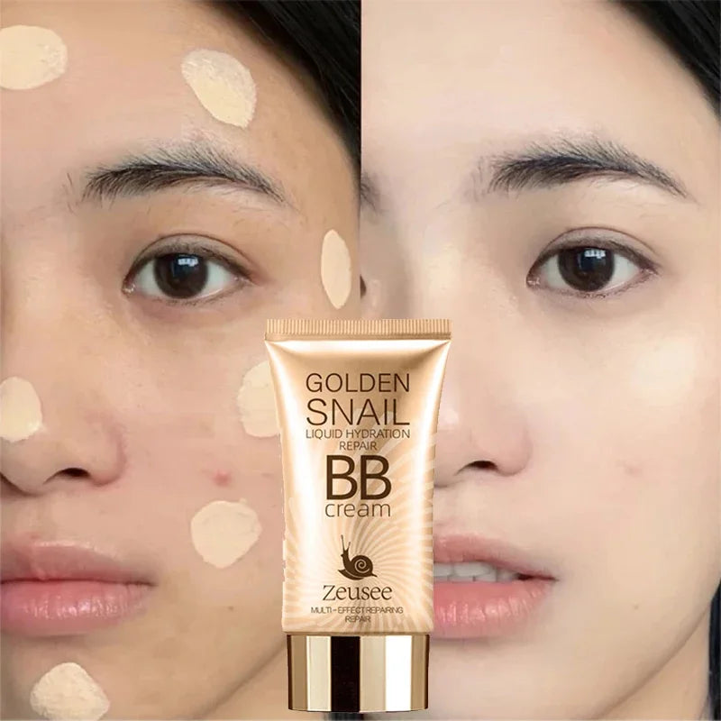 Oil-Control Matte BB Cream — Waterproof Full Coverage Liquid Foundation & Concealer for Acne, Spots, and Dark Circles
