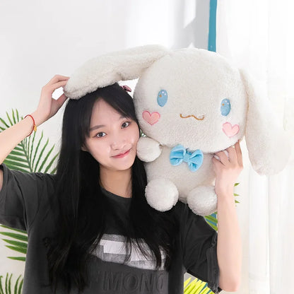 Sanrio Kawaii Cinnamon Roll Plush – Super Soft Large PP Cotton Pillow for Kids, Baby Sleep & Birthday Gift