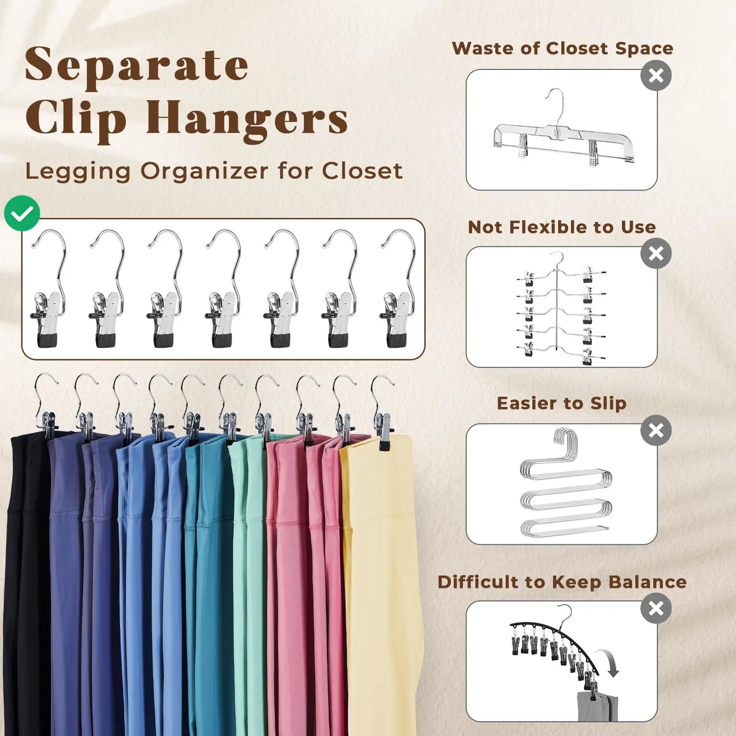 Stainless Steel Clothespins with Hook – Portable Laundry Organizer for Efficient Clothes Management & Hanging