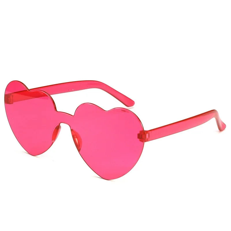 Women’s Fashion Heart-Shaped Glasses Watch - Nighttime Light Diffraction to Heart Shape, Stylish Female Sunglasses