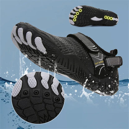 Water Shoes for Men and Women – Quick Dry Beach Aqua Shoes, Barefoot Upstream Hiking, Parent-Child Wading Sneakers