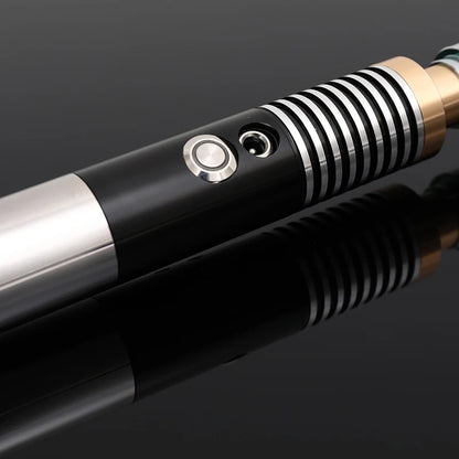 Luke RGB Metal Lightsaber – Laser Sword Kpop Lightstick Flashing Toy Rave Weapon Collectible