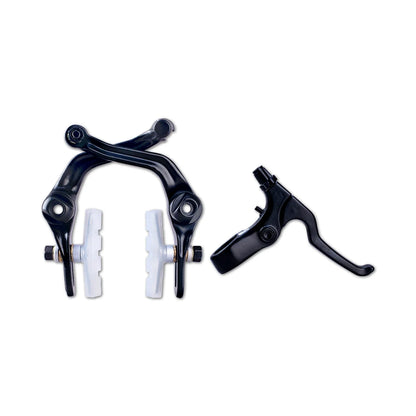 Funsea Bicycle U Brake Kit — Forged Alloy Lever with Transparent Pads, Inner & Outer Cable Housing, BMX Bike Accessories