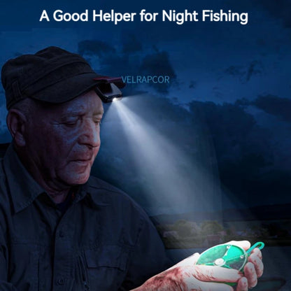 Smiling Shark TD0148 Motion Sensor Headlamp – Rechargeable LED Clip-On Cap Light for Hiking & Night Work
