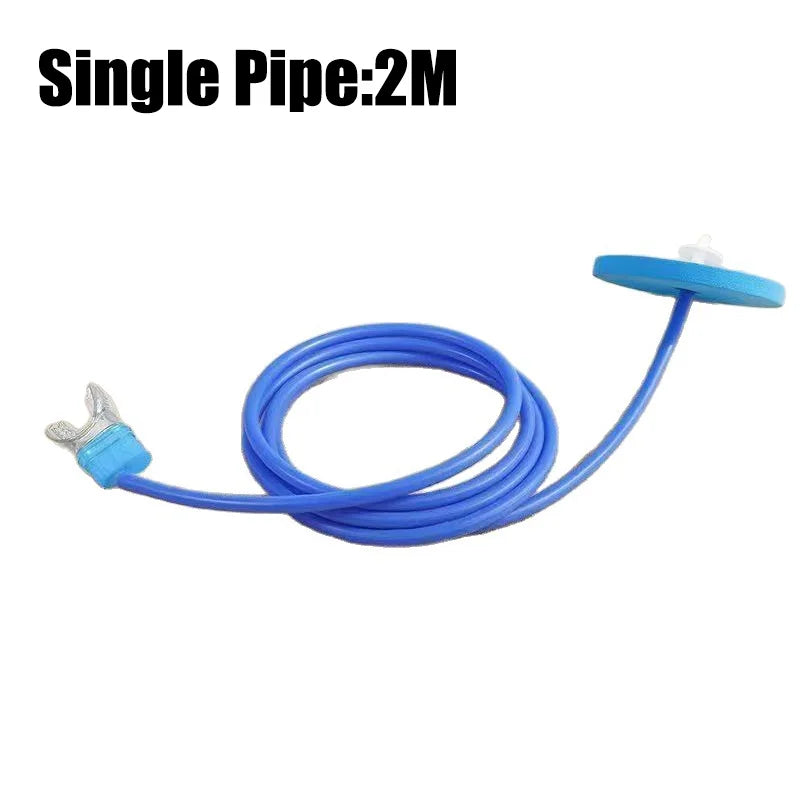 Foldable Dry Snorkel - Silicone Anti-Choking Single Tube for Swimming & Diving