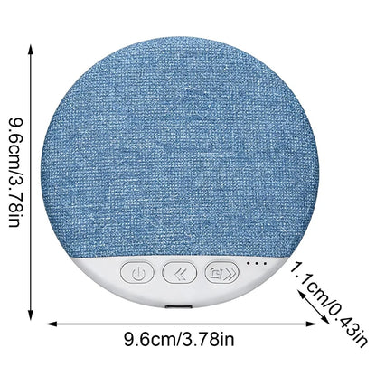 Under Pillow Mini Speaker - HiFi Stereo Sleep Sound Machine with White Noise & 30/60/90-Min Timer