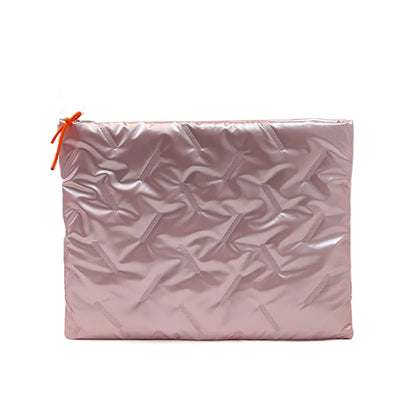 Trendy Puffy Cotton Laptop Bag 14 Inch — Waterproof, Shockproof Sleeve with Shoulder Strap for MacBook, Lenovo, Huawei