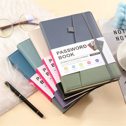 A5 Password Keeper Notebook with Alphabetical Tabs – Internet Login Organizer for Computer & Website Addresses