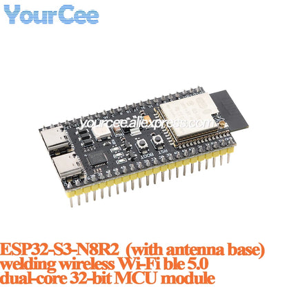 ESP32-S3 Dual Type-C Development Board - N16R8 N8R2 Core Module with Antenna Base for IoT Projects