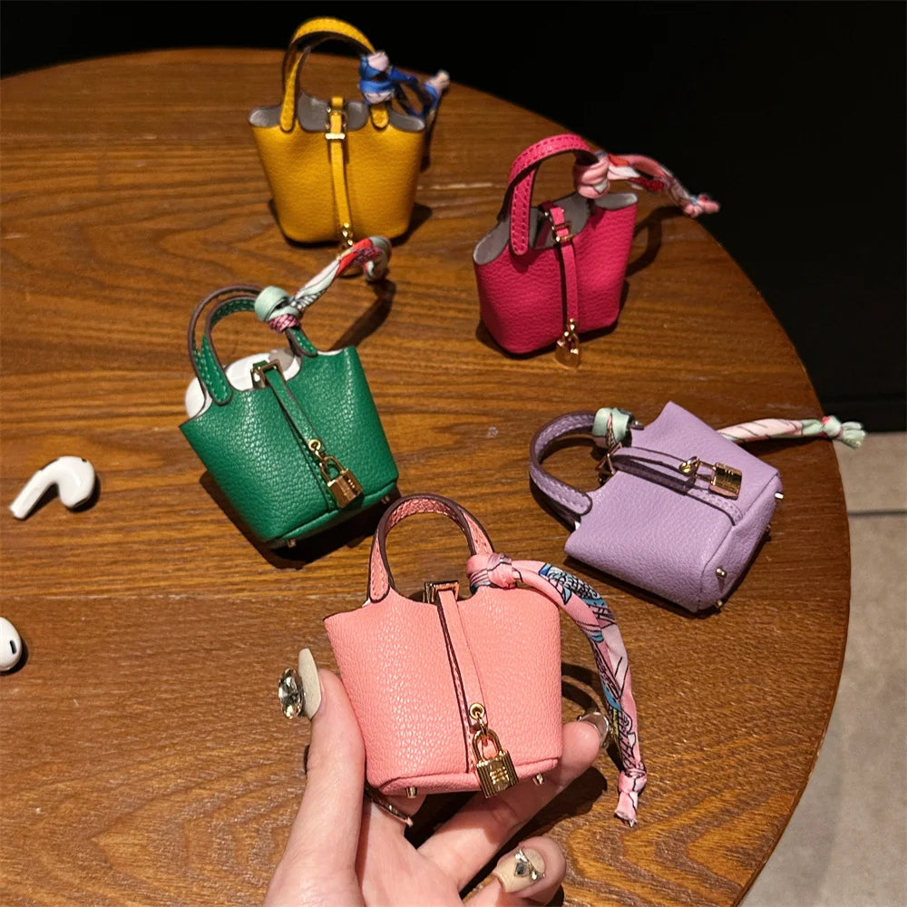 Mini House Handheld Bag – Portable Bluetooth Earphone & Zero Wallet Small Multifunctional Purse