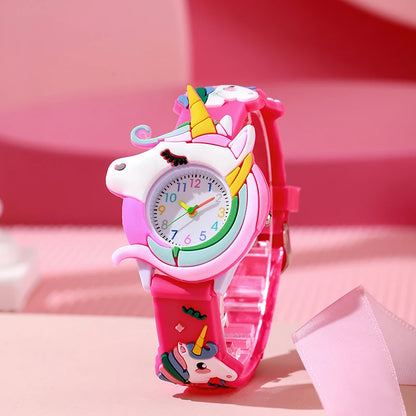 Cartoon Silicone Gift Watch for Kids – Cute Colorful Wristwatch for Boys and Girls