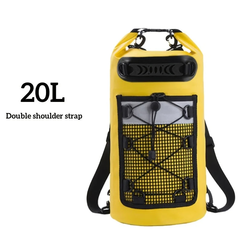 Waterproof Dry Bag Backpack 10L/20L – PVC Swimming Pack for Kayaking, Trekking, Boating, Surfing & Outdoor Use