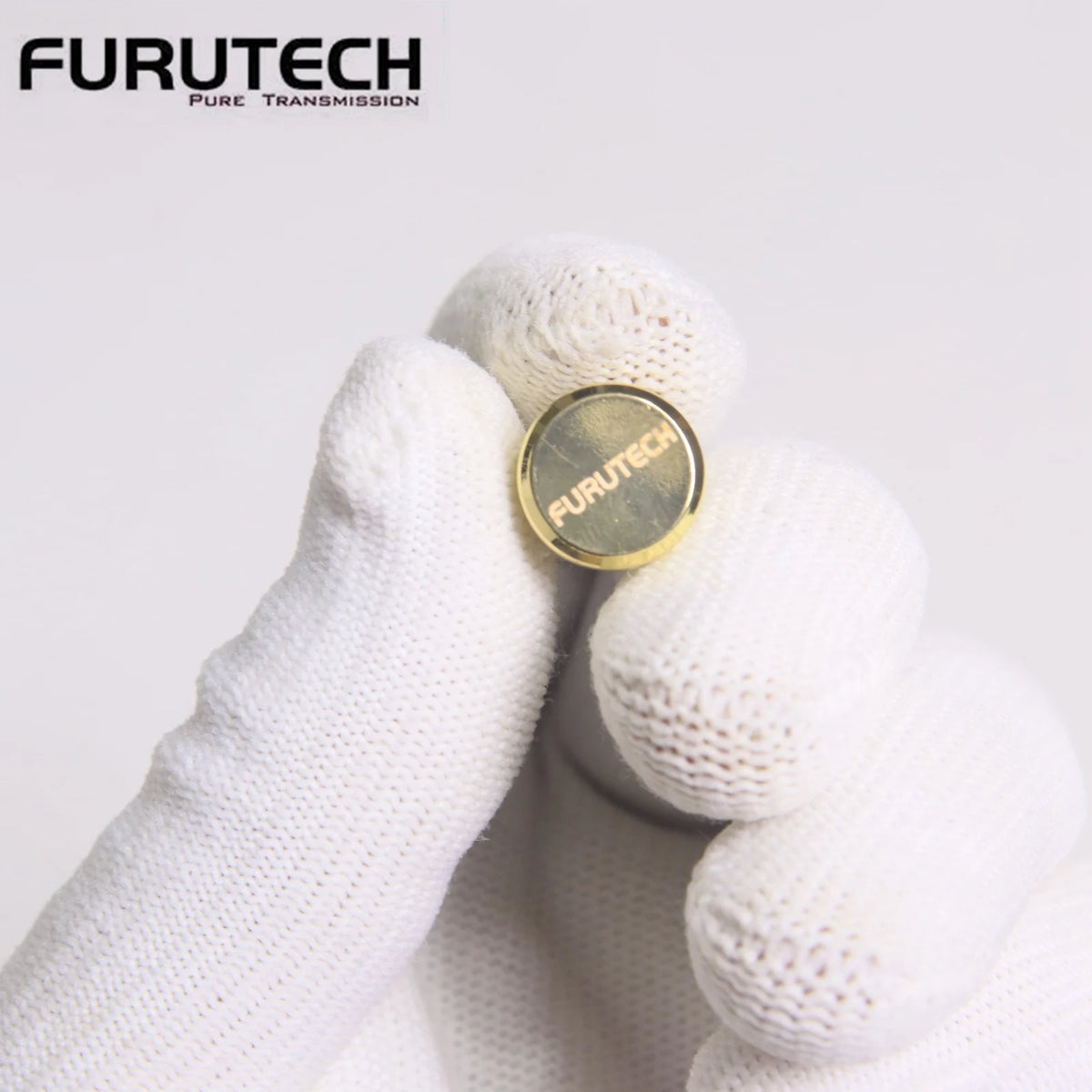 FURUTECH Gold-Plated RCA Protector Caps - Hi-End Copper Dust Covers, Noise-Shielding Plug Caps for Audio Connectors, 8–50 Pieces