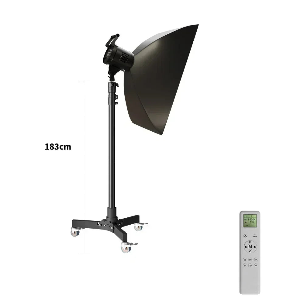 115/135W Bowens LED Photography Studio Light - 220V Daylight-Balanced Video Lamp, 3000–6000K, 3 Colors for Portraits & Studio Shooting