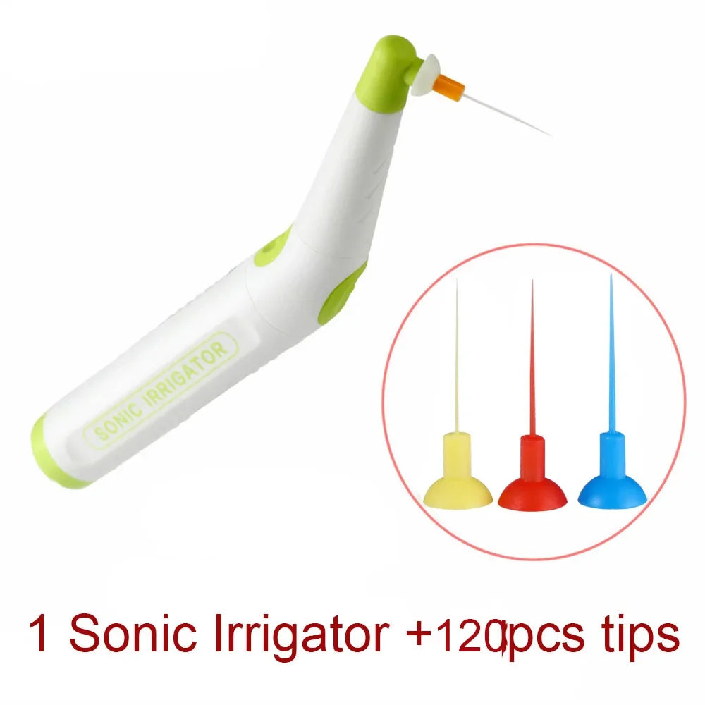 Dentistry Endo Sonic Irrigator with 120PCS Tips – Dentist Vibration Cleaning Instrument for Root Canal Treatment