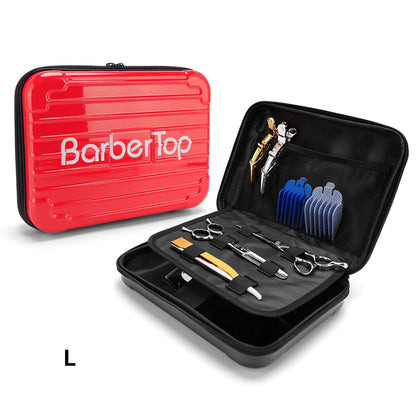 Portable Hair Scissors Case – Waterproof, Shockproof Barber & Beauty Tool Box for Trimmers, Styling & Makeup