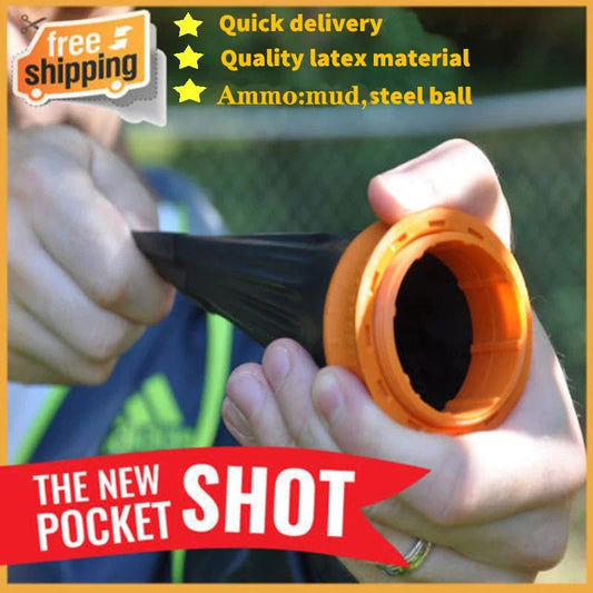 Hot Pocket Ring Slingshot Set - Replacement Pouches, Target Gear & Outdoor Shooting Accessories