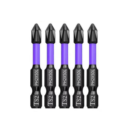 5–60PCS PH2 Magnetic Impact Driver Bit Set – Alloy Steel Cross Screwdriver Bits for Drill & Screw Driving Non-Slip Tool Kit