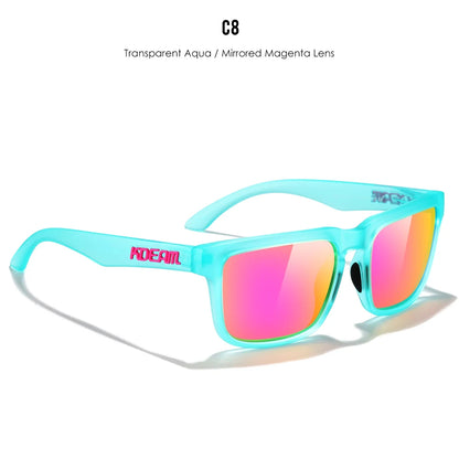 KDEAM Large Size Polarized Men’s Sunglasses – Photochromic Night Vision Oversized Fashion Shades for Men & Women, 154mm Width