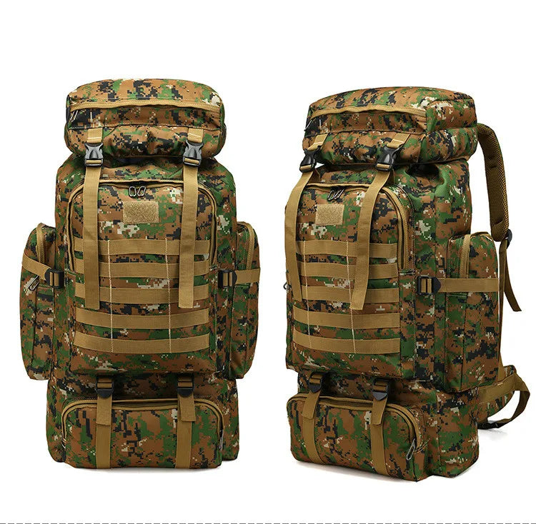 Men’s Outdoor Camouflage Backpack – Large Waterproof Military, Travel & Hiking Backpack