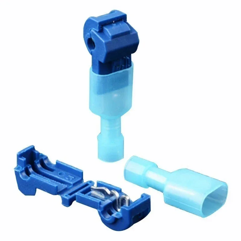 20/40PCS Quick Electrical Cable Connectors | Snap Splice Lock Wire Terminals for Motorcycles & Ham Radio