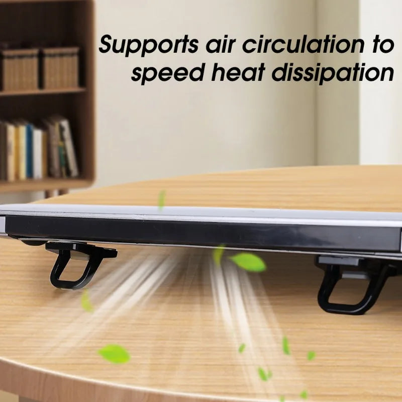 2PCS Mini Laptop & Keyboard Stands – Portable Desk Stand for MacBook, Dell, HP & More