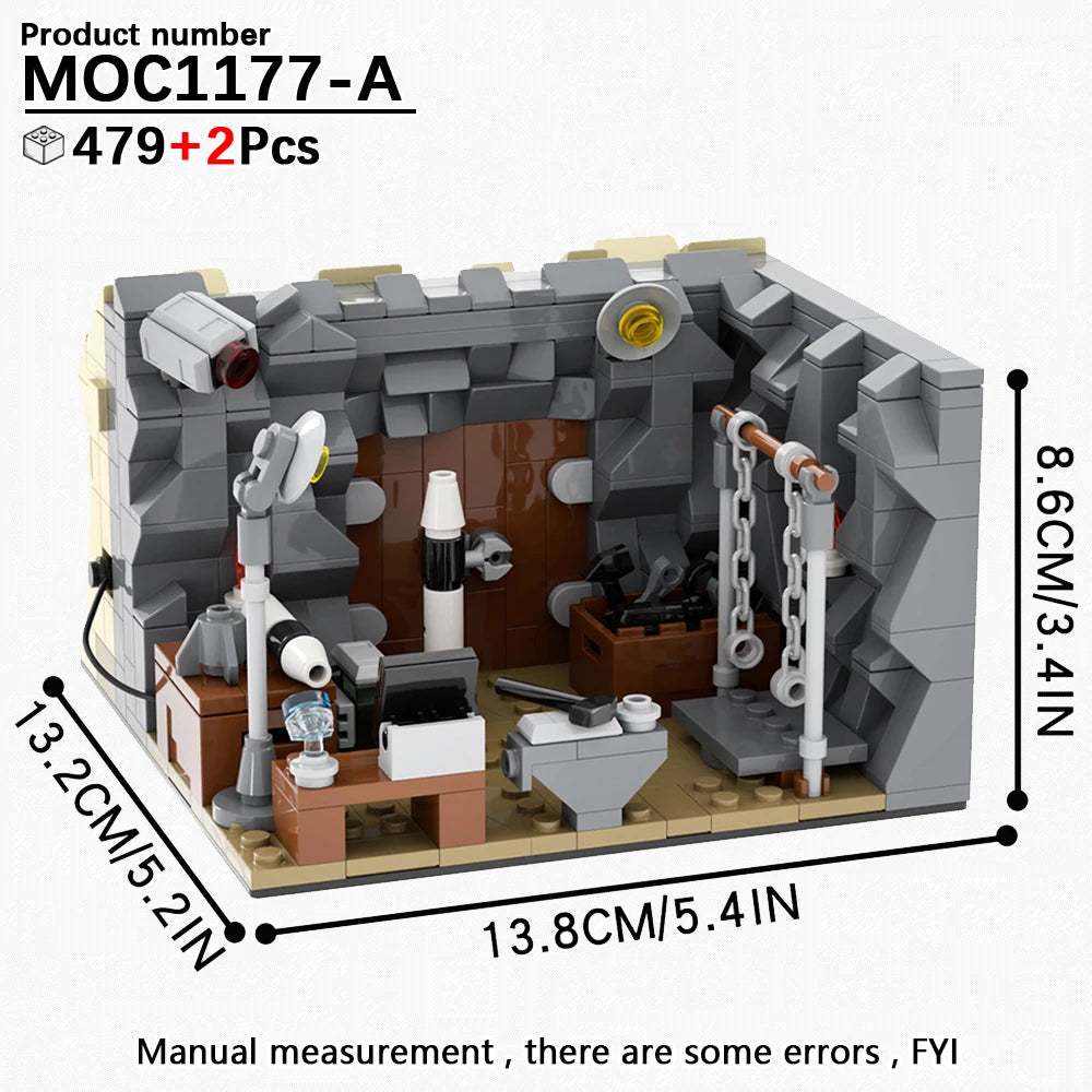 MOOXI Movie Series MOC BrickHeadz Building Blocks Set – DIY Educational Toy for Kids