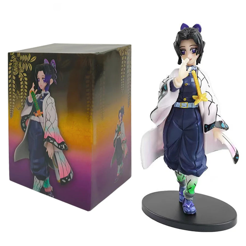 Demon Slayer Kimetsu No Yaiba Action Figures – Tanjirou, Zenitsu & Nezuko PVC Model Toys