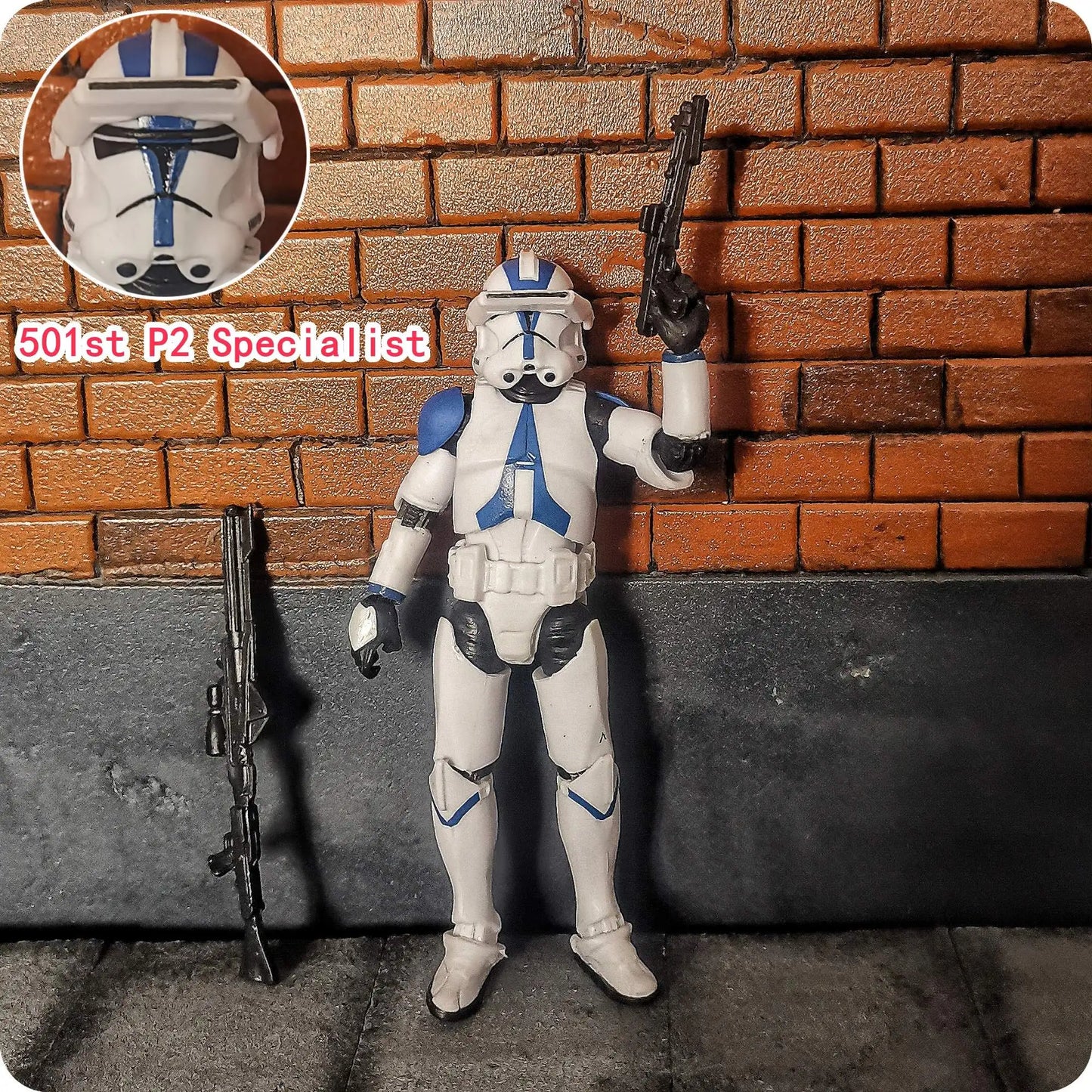Star Wars 3.75" Clone Trooper Action Figure — 1/18 501st & 187th Legion REX ARF P1/P2 Toy Model