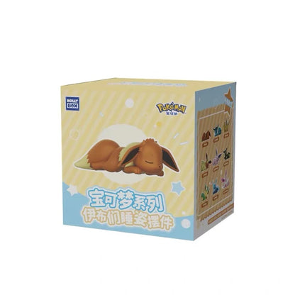 Anime Pokémon Eevee Family Sleeping Figures – Sylveon, Umbreon & Vaporeon Model Toy Gift