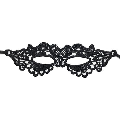 Black Queen Lace Mask — Embroidered Applique Masquerade Mask for Women, Party, Carnival, Wedding & Halloween Accessories