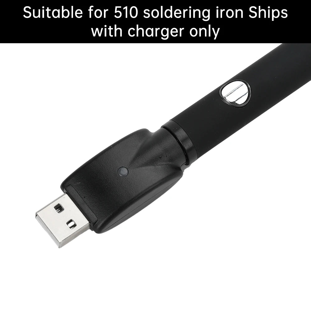 510 Smart USB Charger Adapter – Portable LED Indicator with Overcharge Protection for Battery Rod & Power Bank 4.2V/420mAh