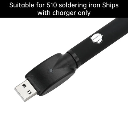 510 Smart USB Charger Adapter – Portable LED Indicator with Overcharge Protection for Battery Rod & Power Bank 4.2V/420mAh