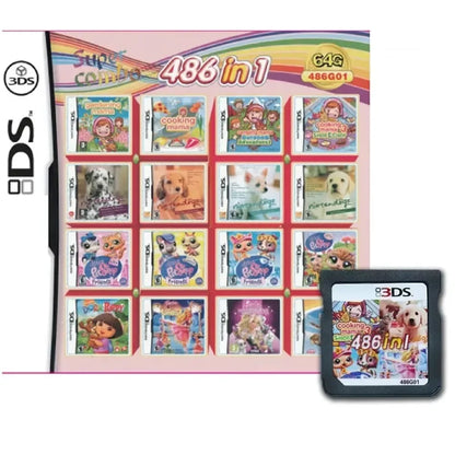 4300-in-1 Multi Game R4 Cartridge Card – High Capacity Video Game Compilation for DS, NDS, 3DS & NDSL Handheld Console Player Card