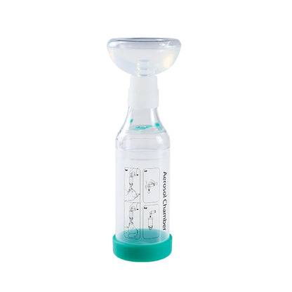 Cat & Dog Aerosol Chamber Inhaler — Portable Pet Spacer with Breathing Indicator Silicone Mask for Veterinary Use
