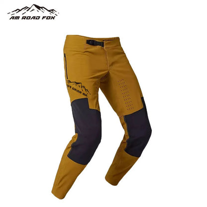 Men’s MTB BMX ATV Motocross Cycling Pants – Quick-Dry Downhill DH Mountain Bike Riding Pants for Outdoor Sports & Racing Gear