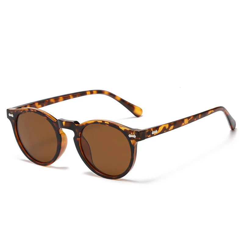 Retro Round Polarized Sunglasses – Vintage Fashion Shades for Men & Women, Driving Eyeglasses