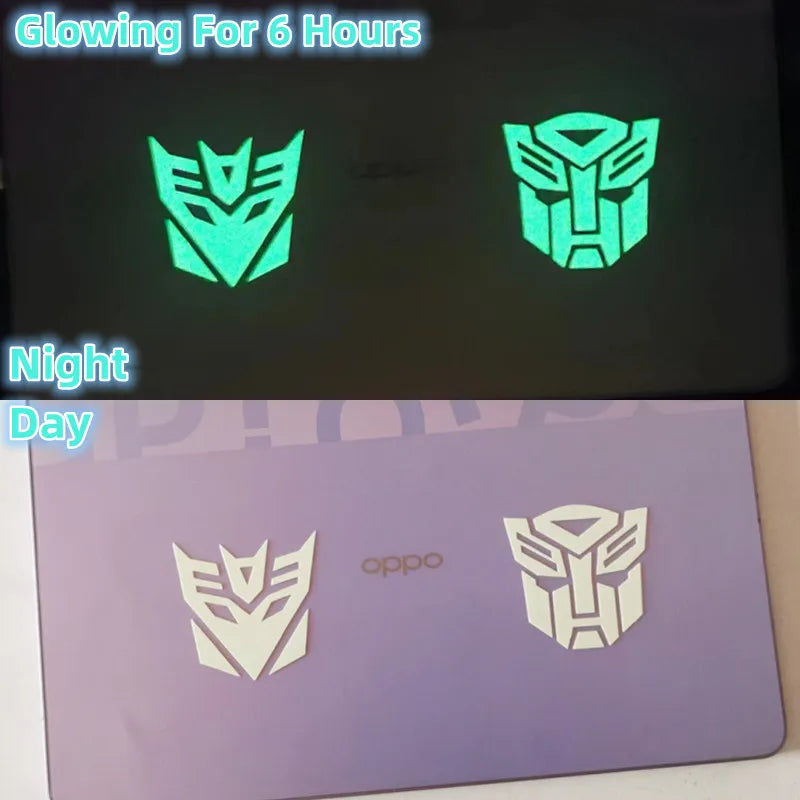 Transformers Car Stickers – Reflective Autobots & Decepticons Decals for Fuel Tank, Bumper, Trunk, Motorcycles, Laptop, Phone