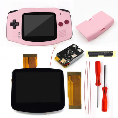 Hispeedido TYPE-C GBA LCD Display Upgrade – 3.0" V5 IPS Screen with New Housing Shell