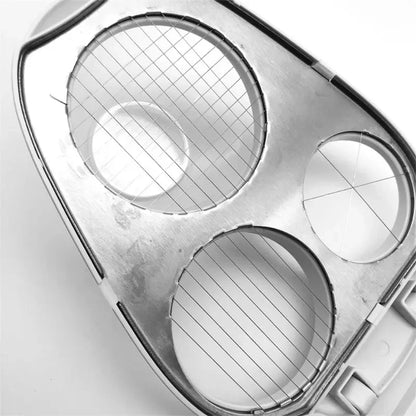 3-in-1 Egg Slicer for Hard Boiled Eggs, Fruit & Vegetable Manual Kitchen Food Cutter Tool